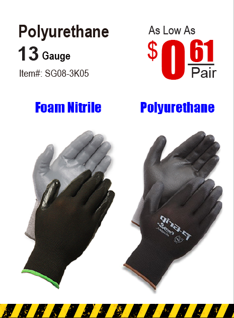 Safety Products > Gloves > Coated Gloves