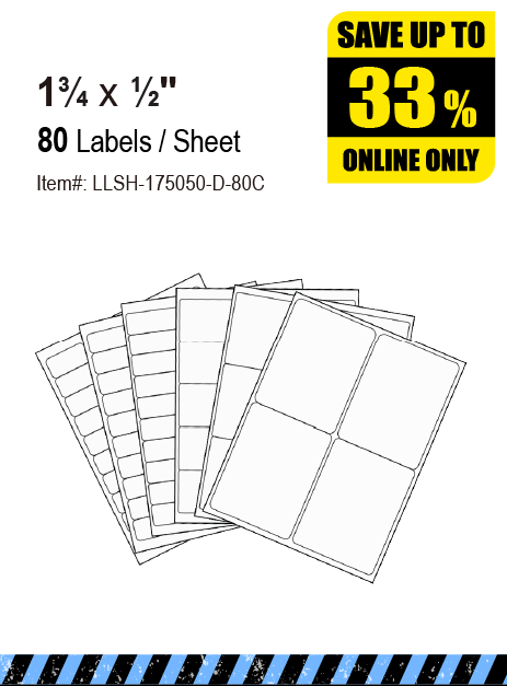 Laser Labels - ( Work in Laser & Inkjet Printers )