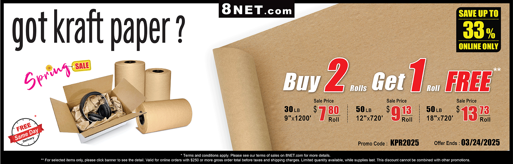 https://www.8net.com/shipping-supply/special-shipping-supplies-sale/boxes-sale/kraft-paper-roll.html